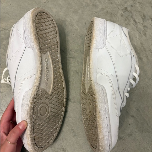 Reebok Classic White Leather Sneakers - Picture 3 of 4